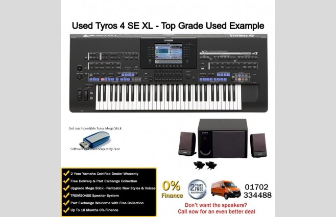 Used Yamaha Tyros 4 Special Edition XL Top Grade Used Example - Image 1